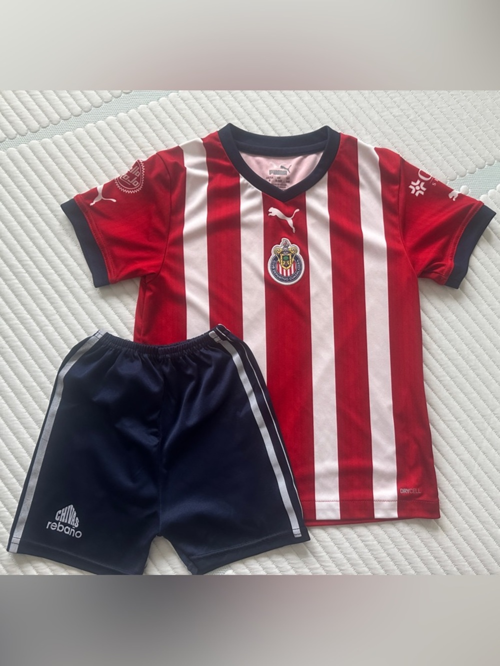Puma Chivas Rayadas de Guadalajara Striped Soccer Kit